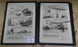 A set of four drypoint etchings by William Lionel Wyllie, pencil, sold Oct 2019