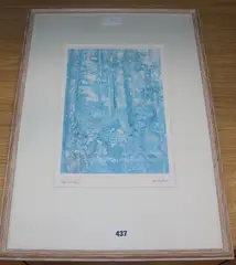 Artist proof lithograph by Roger de Grey, lithograph, sold Oct 2019