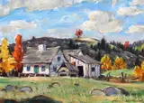 Untitled by Thomas Hilton Garside, oil on canvas, sold Oct 2019