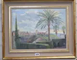 The Alhambra, Spain by Timothy Easton, oil on canvas, sold Oct 2019
