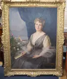 Untitled by Maud Hall Neale, oil on canvas, sold Oct 2019