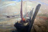 Untitled by Pierre Verbeke, oil on canvas, sold Oct 2019