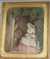 A Year's Spinning by Fanny Sutherland, watercolour, offered Oct 2019