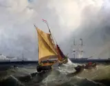 Untitled by James Wilson Carmichael, oil on canvas, sold Oct 2019