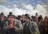 Some Win' signed 16 x 22in by Thomas Austen Brown, oil on canvas, sold Oct 2019