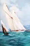 1905signed and dated by Charles Dixon, 1905, watercolour and gouache, sold Oct 2019