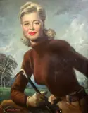 Untitled by Arthur George Mills, oil on canvas, sold Oct 2019