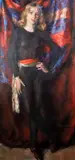 Untitled by Joseph Otto Flatter, 1929, oil on canvas, sold Oct 2019