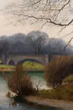 Near Kirkham by R. Midgley, 1910, oil on canvas, sold Jan 2021