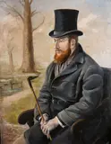 Dreams of Yesterday by Eric Jones, oil on canvas, sold Jan 2021