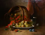 Untitled by Ludwig Hauser, oil on canvas, offered Jan 2021