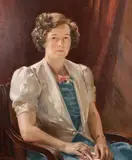 British, A portrait of a seated lady by James Penniston Barraclough, oil on canvas, sold Jan 2021