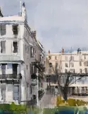 Brighton by Ian Weatherhead, watercolour, sold Jan 2021