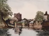 Sudbury Watch Tower, Canterbury' Etching by William Tatton Winter, Etching, offered Jan 2021