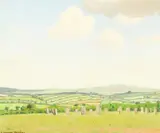 The Merry Maidens, Stone Circle by Robert Morson Hughes, Stone Circle', oil on board, signed and inscribed verso, sold Dec 2020