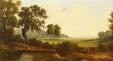 On the Outskirts of Epping Forrest by John Westall, oil on board, offered Dec 2020