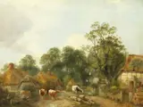 Near Dorking, Surrey by Charles Collins, oil on canvas, offered Dec 2020