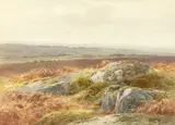 The Moors, Mill Down, Clyst St. Mary, Devon by Charles Edward Brittan, watercolour, sold Dec 2020