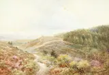British, A pair of views of heathland scenes by Walter Duncan, watercolour, offered Dec 2020