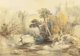 The Attack by George Cattermole, watercolour, sold Dec 2020