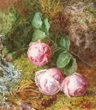 British, A study of roses in a naturalistic setting by Jabez Bligh, watercolour, sold Dec 2020
