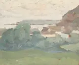 Amrother 1924 by Hubert Wellington, oil on panel, sold Nov 2020
