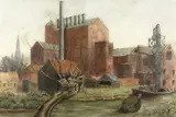 A Norwich Paper Mill by Mary Woodall, Oil on Canvas, offered Nov 2020