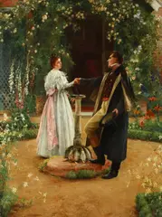 For Always by Walter Dendy Sadler, oil on canvas, sold Nov 2020