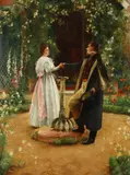 For Always by Walter Dendy Sadler, oil on canvas, sold Nov 2020