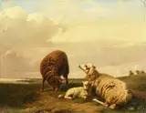 Belgium by Daniël-Adolphe Roberts-Jones, oil, sold Nov 2020