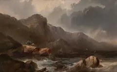 Highland coast by Edward Train, offered Feb 2012