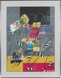 titled The First is Only Once by Moe Brooker, lithograph, offered Jun 2017