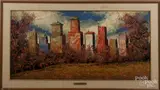 cityscape by Morris Katz, oil on board, offered May 2017