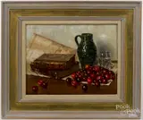 still life by Oswald Eichinger, oil on panel, offered May 2017