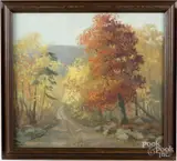 landscape by Barclay Rubincam, oil on canvas, offered May 2017