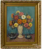 still life by Arthur E. Becher, oil on board, offered May 2017