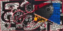 Le Bon œil d’Yvon Taillandier by Ladislas Kijno, 2001, Technique mixte sur une lithographie de, sold Mar 2023
