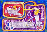 Rêves réciproques by Yvon Taillandier, Gouache, sold Mar 2023
