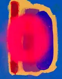Composition, vers 1965-70 by Claude Bellegarde, Gouache, sold Feb 2023