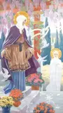 Sainte Élisabeth et Sainte Marie by Henry Morin, Gouache, sold Dec 2011