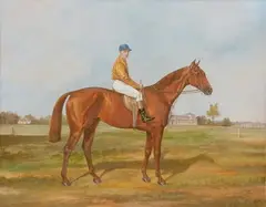 Saxon by Emil Adam, Gouache, sold Nov 2011