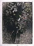 Compostion by Mario Prassinos, 1961, Gouache sur fond de gravure, sold Mar 2009