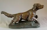 Epagneul by Thomas François Cartier, Plâtre signé, sold Oct 2015