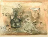 Hortensias-hydrangeas by Zao Wou-ki, 1953, Lithographie en couleurs, sold May 2015