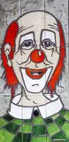 Clown by Claude Vayssier, Panneau de carreaux en céramiques signé en bas à droite, sold Sep 2022