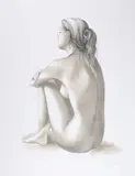 Femme nue de dos by Virginie Manzano, Lithographie signée en bas à droite et numérotée, sold Sep 2022