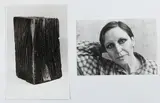 Portrait de l'artiste Christiane Guillaubey (née en 1949), circa 1985 by Jacqueline Salmon, Tirage argentique d'époque, portant le crédit du photographe, une annotation manuscrite «, sold Sep 2022