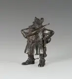 Sanglier veneur by Patrick Allain, Bronze à patine brune signé en creux à l’arrière, sold Sep 2020