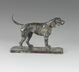 Chien de l’équipage Normand Piqu’Hardi by Patrick Allain, Bronze à patine brun-foncé signé, sold Sep 2020