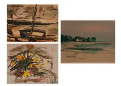 Bouquet de fleurs by Georges Laporte, 1964, Aquarelle et gouache sur papier, sold Mar 2020